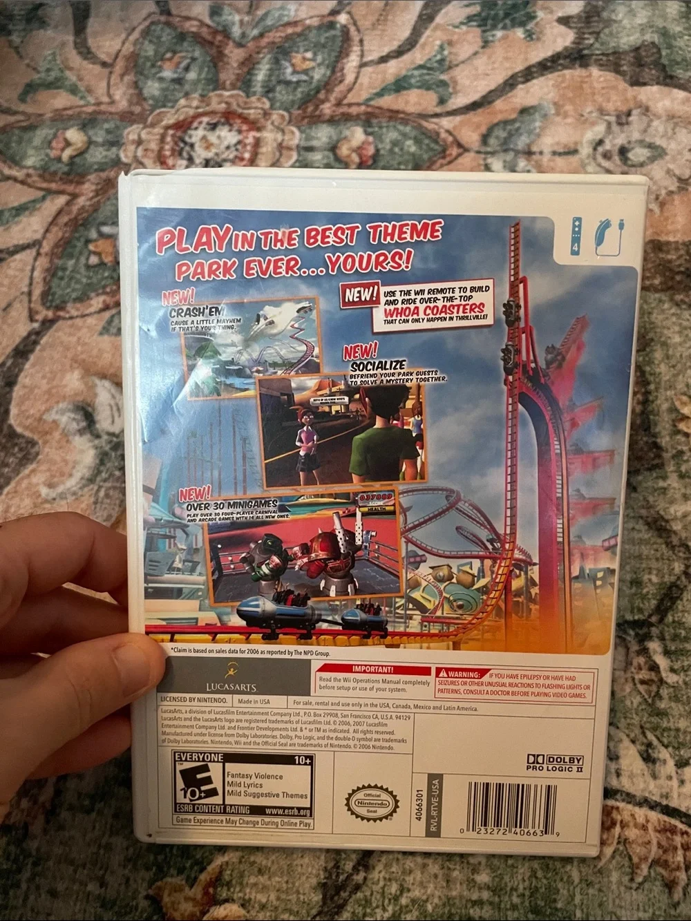 Thrillville: Off the Rails (White Case) - Wii
